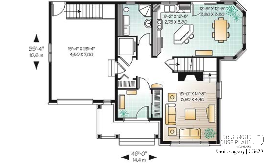 1st level - Manor style house for reduced mobility with elevator, 3 bedrooms, garage - Chateauguay