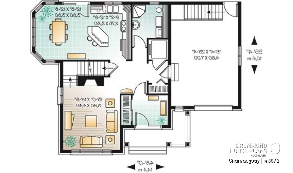 1st level - Manor style house for reduced mobility with elevator, 3 bedrooms, garage - Chateauguay