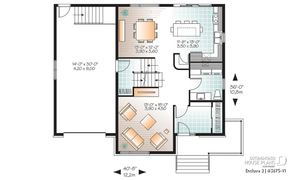 1st level - Large 4 to 5 bedroom Modern Home with garage, great master suite, game room on second floor - Enclave 2