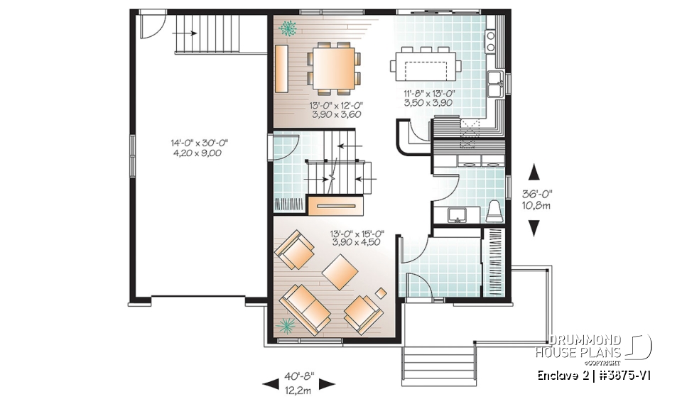 1st level - Large 4 to 5 bedroom Modern Home with garage, great master suite, game room on second floor - Enclave 2