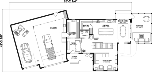1st level - Bright 5 bedroom family home, spacious 2 car-garage, open floor plan - Riverview