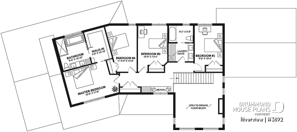 2nd level - Bright 5 bedroom family home, spacious 2 car-garage, open floor plan - Riverview
