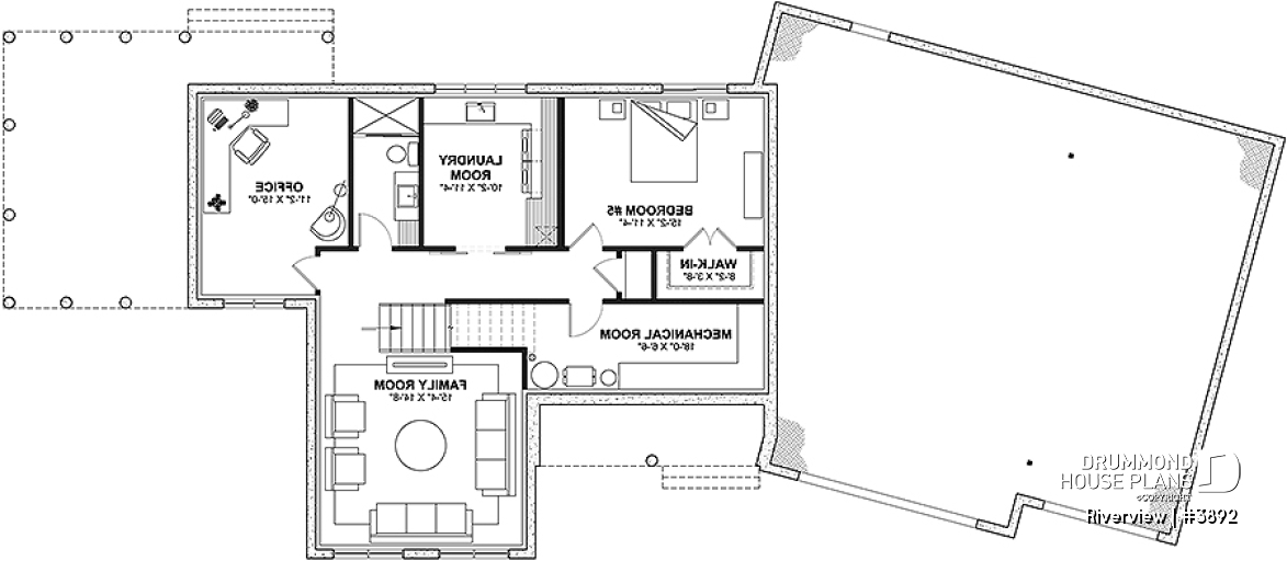 Finished basement (Optional $) - Bright 5 bedroom family home, spacious 2 car-garage, open floor plan - Riverview