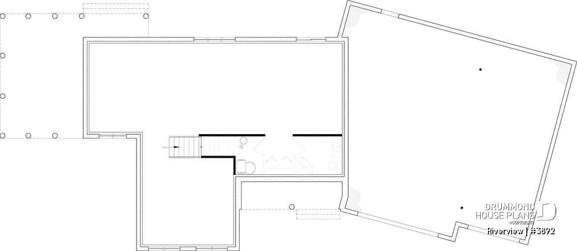 Unfinished basement - Bright 5 bedroom family home, spacious 2 car-garage, open floor plan - Riverview