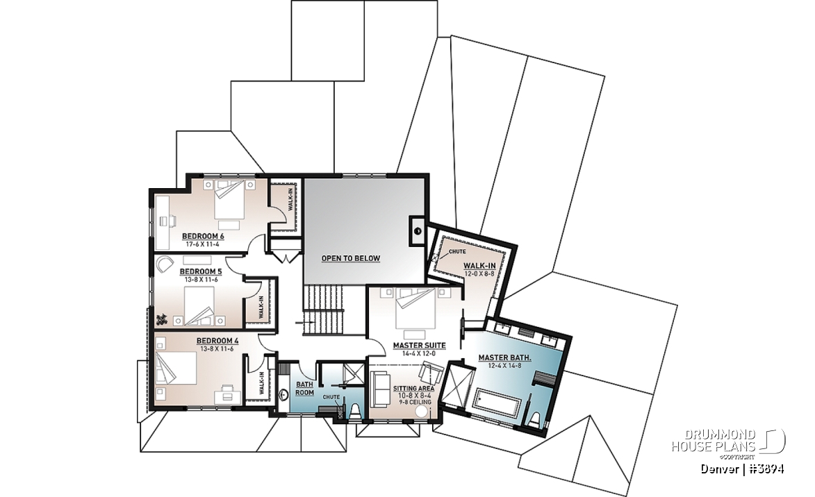 2nd level - Denver Plan: Nordic Home with 4–6 Bedrooms, Indoor Half Basketball Court &amp; Oversized Double Garage - Denver