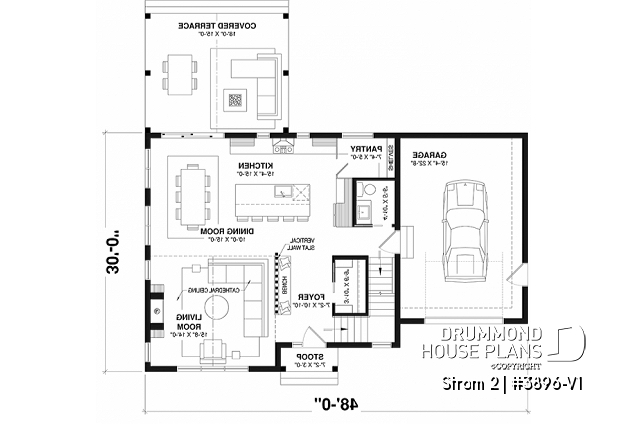 1st level - 2 Storey farmhouse home with up to 6 bedrooms, den, cathedral ceiling in living room, family & living rooms - Strom 2