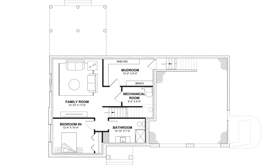 Finished basement (Optional $) -  - Strom 3