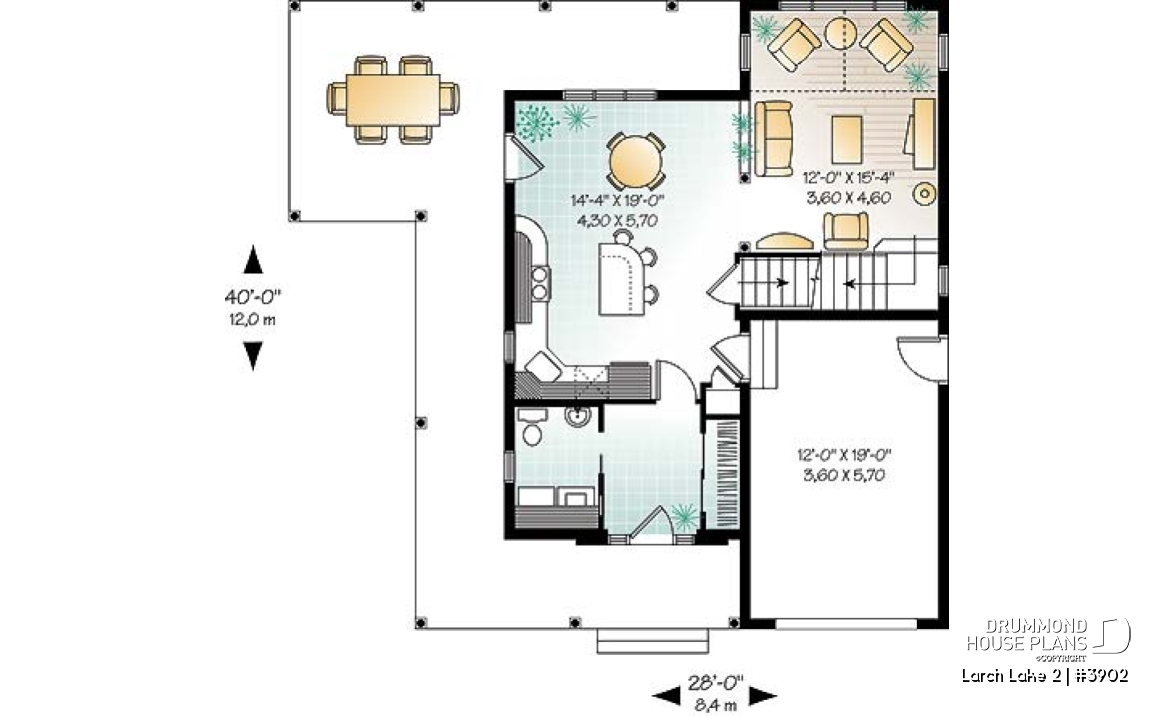 1st level - Farmhouse, covered porch, 2-3 bedrooms, master with private balcony - Larch Lake 2