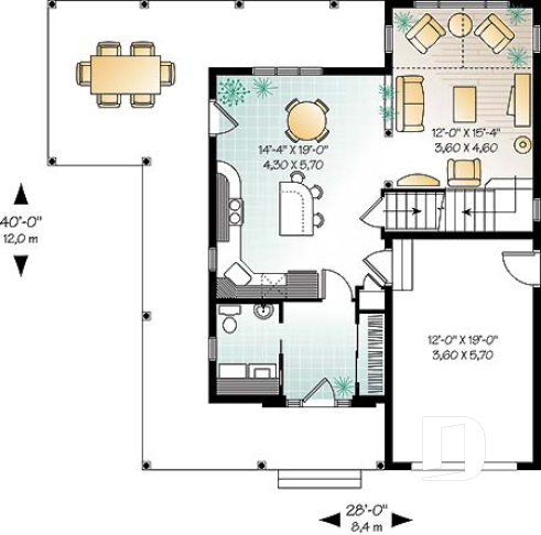 1st level - Farmhouse, covered porch, 2-3 bedrooms, master with private balcony - Larch Lake 2