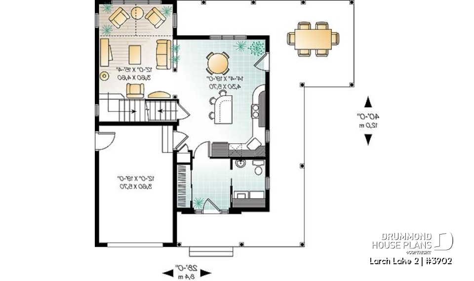 1st level - Farmhouse, covered porch, 2-3 bedrooms, master with private balcony - Larch Lake 2