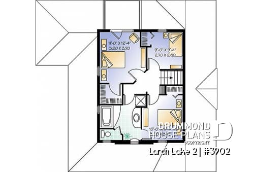 2nd level option 2 - Farmhouse, covered porch, 2-3 bedrooms, master with private balcony - Larch Lake 2
