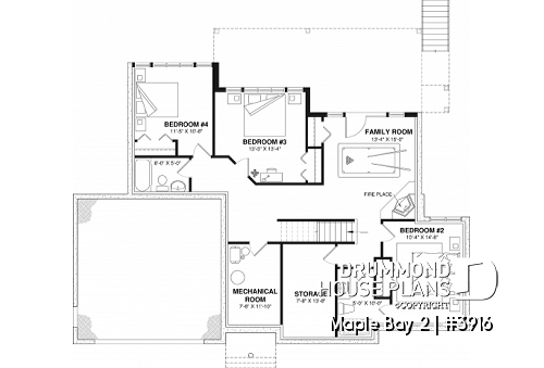 Finished basement (Optional $) -  - Maple Bay 2