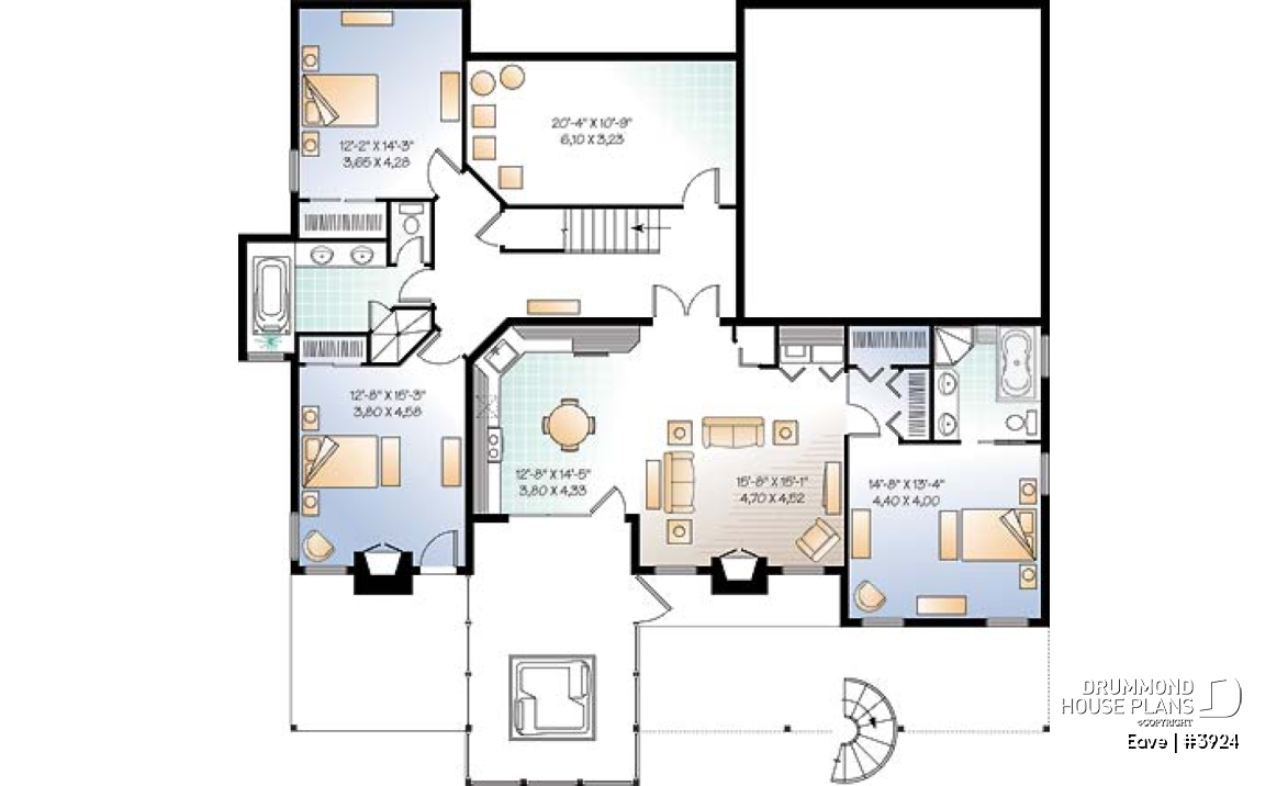 Basement - 5 bedroom modern ranch, walkout basement, screened-in porch, basement for grand-parents - Eave