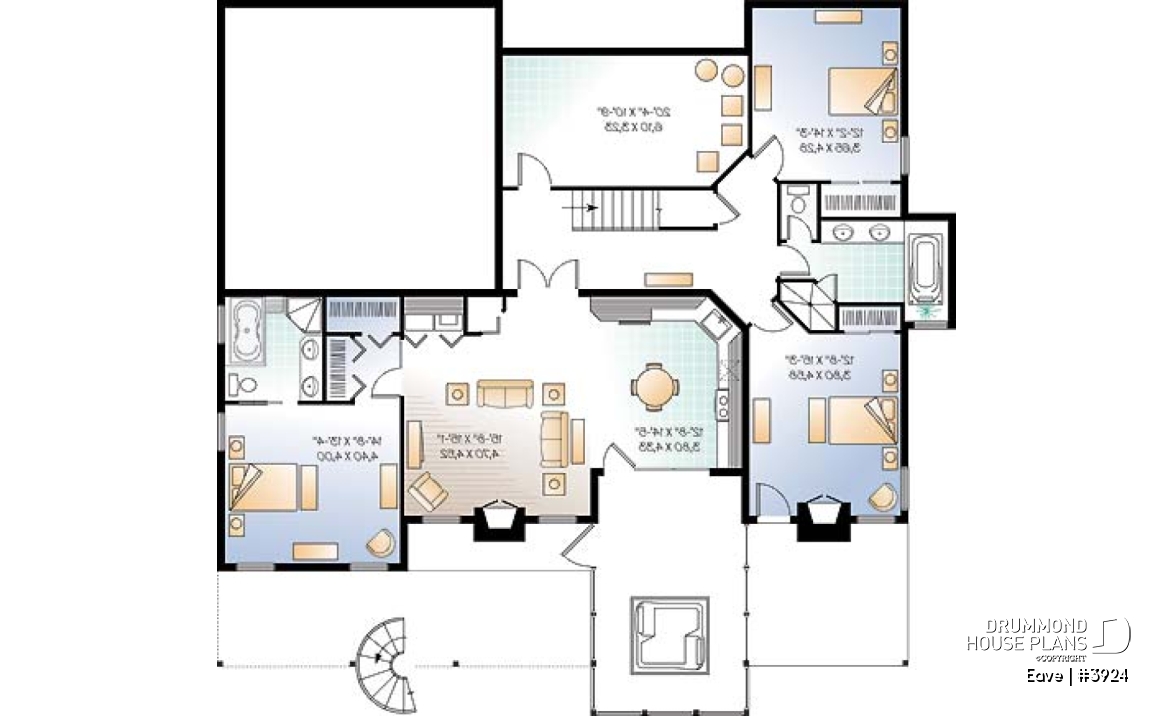 Basement - 5 bedroom modern ranch, walkout basement, screened-in porch, basement for grand-parents - Eave