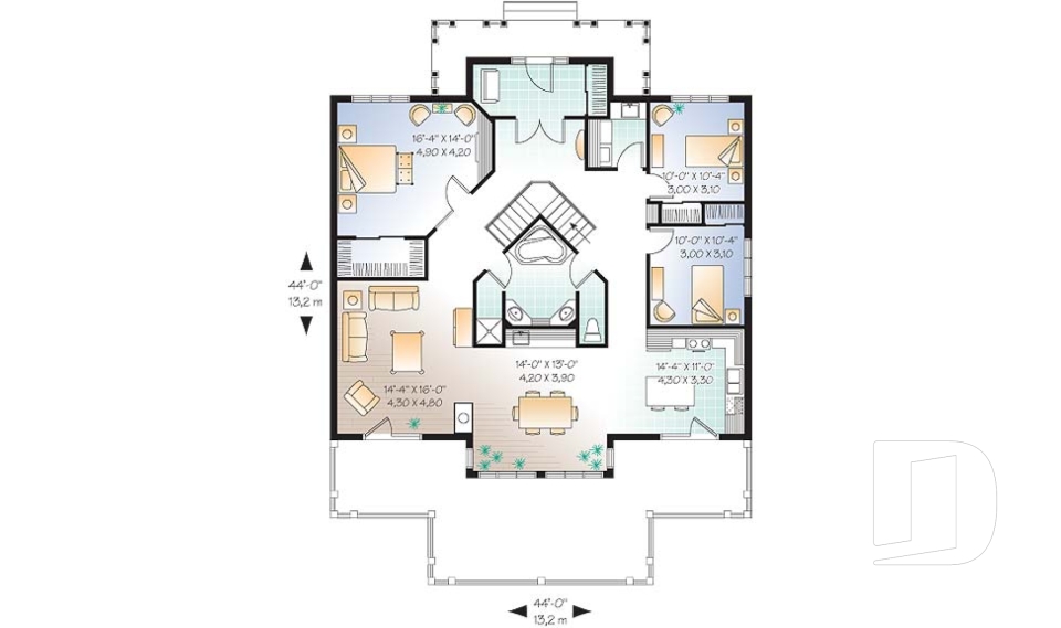 1st level -  - Champlain