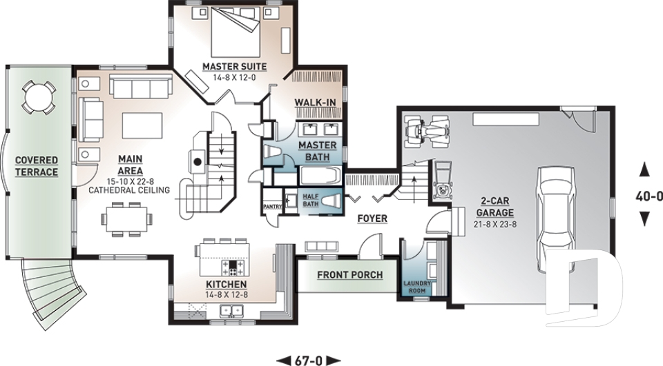 1st level -  - The Thatchery