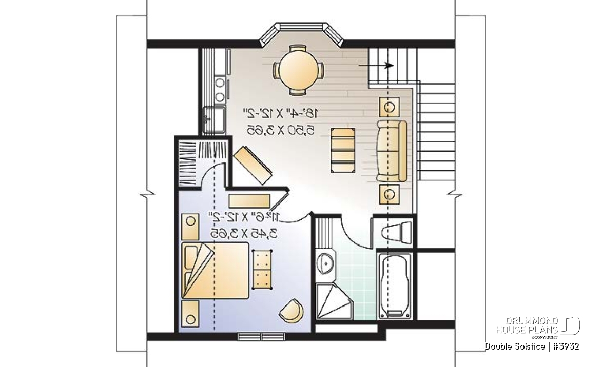2nd level - Double car garage with apartment on second floor - Double Solstice
