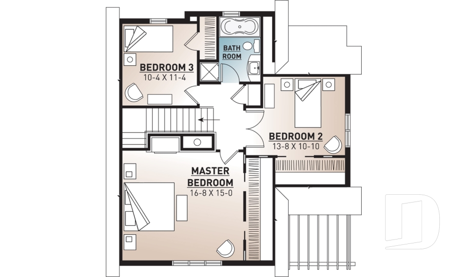 2nd level -  - Aubervillier