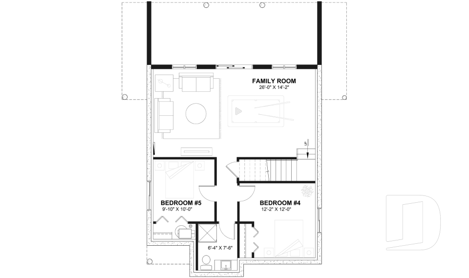 Finished basement (Optional $) -  - Skylark 3