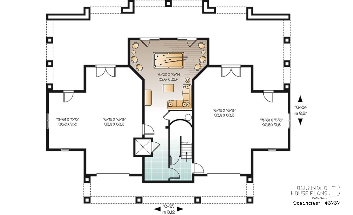 1st level - Stunning 4 to 5+ bedroom lakefront home, Mediterranean style, 2 master suites, great terrace, home elevator - Oceancrest