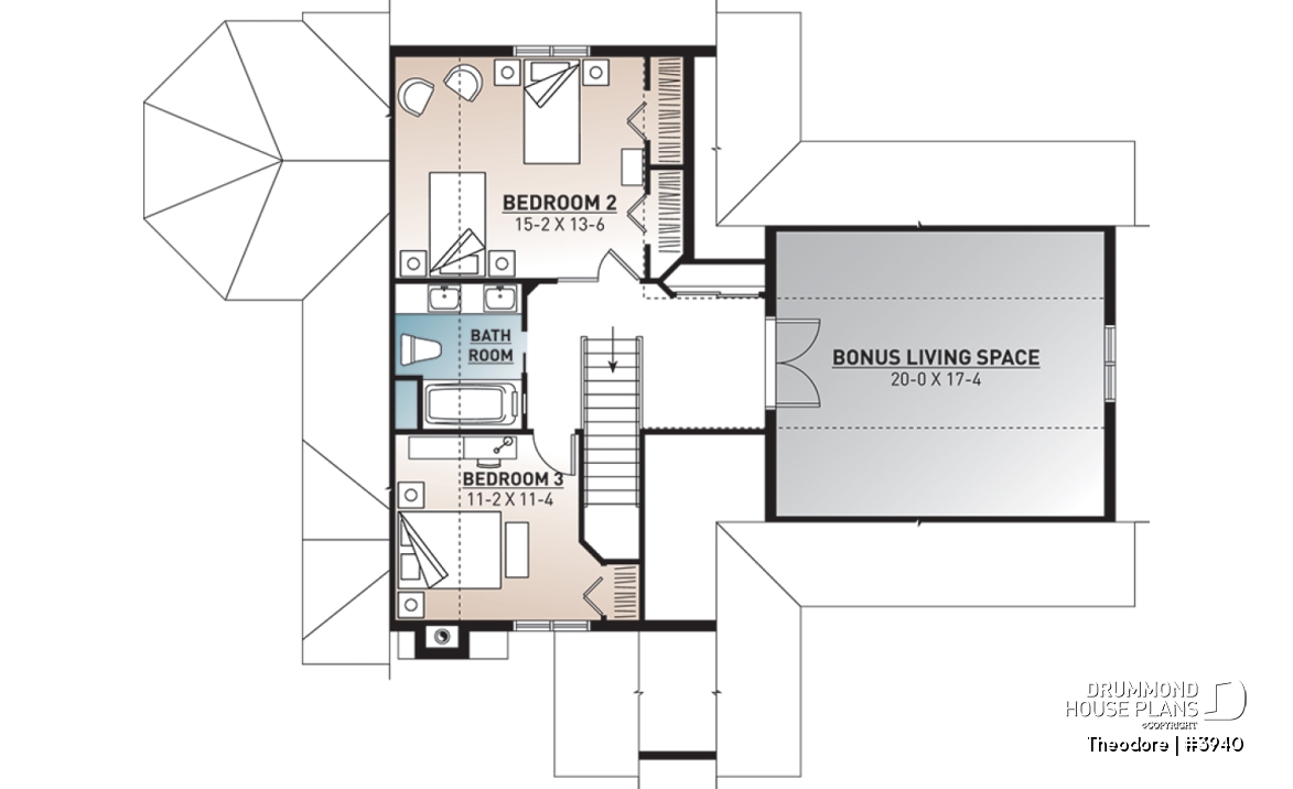 2nd level - Panoramic 3 bedroom manor with screened porch, garage &amp; bonus space - Theodore