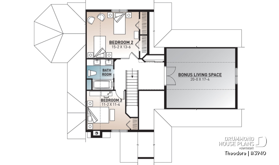 2nd level - Panoramic 3 bedroom manor with screened porch, garage &amp; bonus space - Theodore