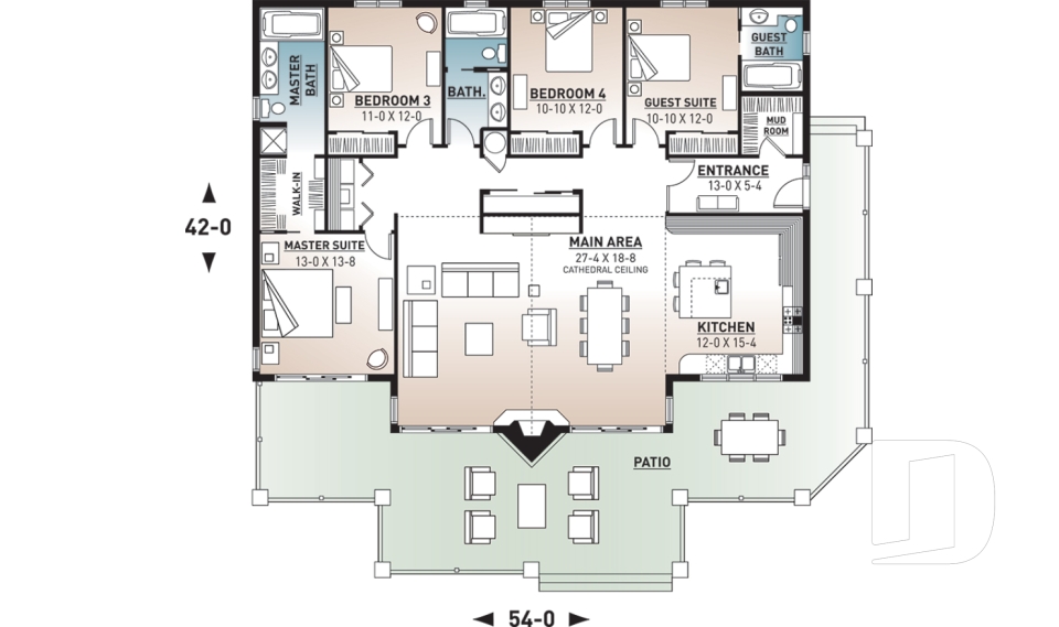 1st level -  - Brookside