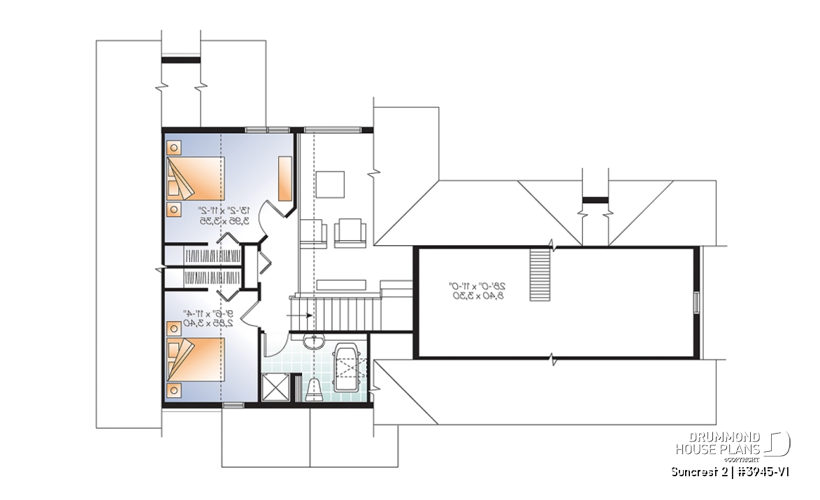 2nd level - 4 season Chalet style home with large bonus space, 2-car garage, master suite on main floor - Suncrest 2