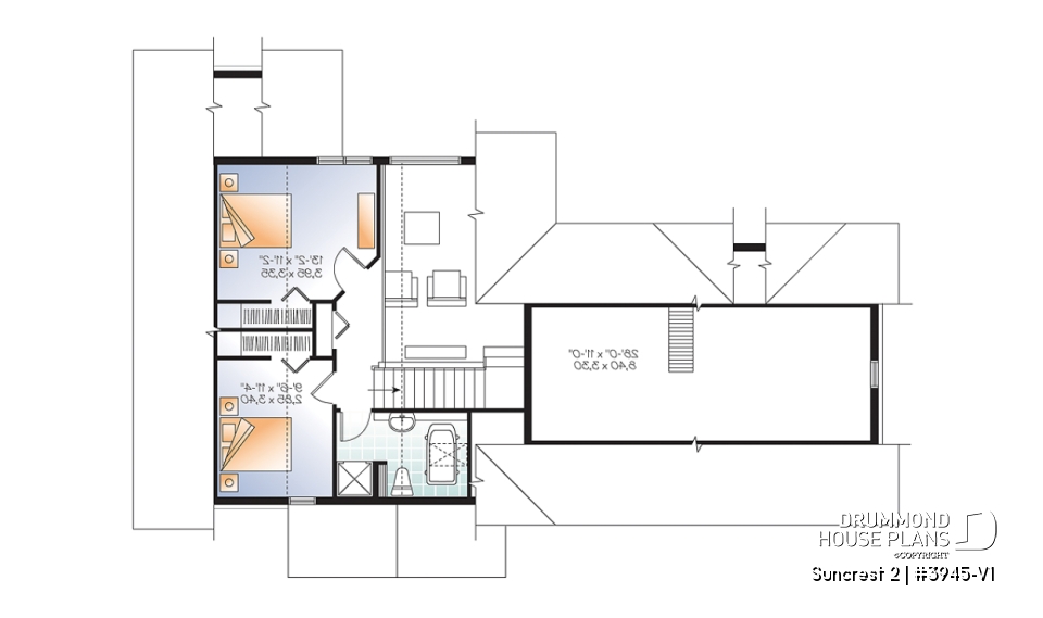 2nd level - 4 season Chalet style home with large bonus space, 2-car garage, master suite on main floor - Suncrest 2