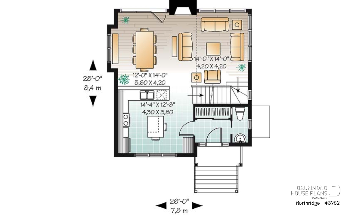 1st level - Modern Rustic ski chalet with 2 to 4 bedrooms, panoramic view, ample storage space - Northridge