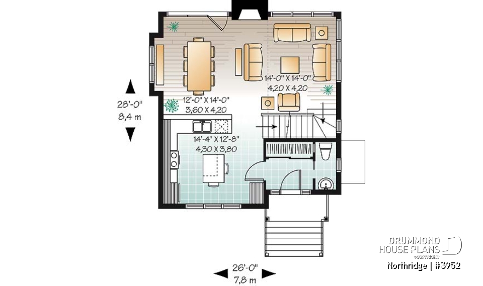 1st level - Modern Rustic ski chalet with 2 to 4 bedrooms, panoramic view, ample storage space - Northridge