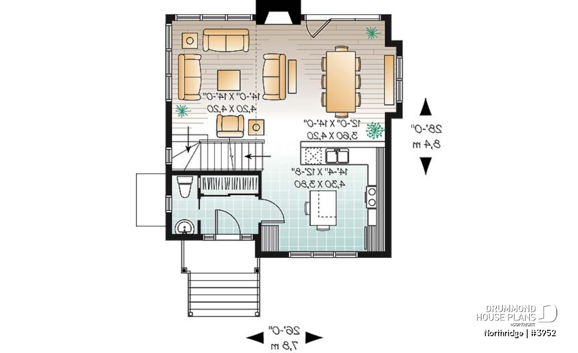 1st level - Modern Rustic ski chalet with 2 to 4 bedrooms, panoramic view, ample storage space - Northridge
