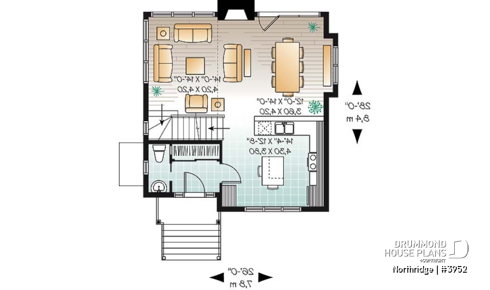 1st level - Modern Rustic ski chalet with 2 to 4 bedrooms, panoramic view, ample storage space - Northridge
