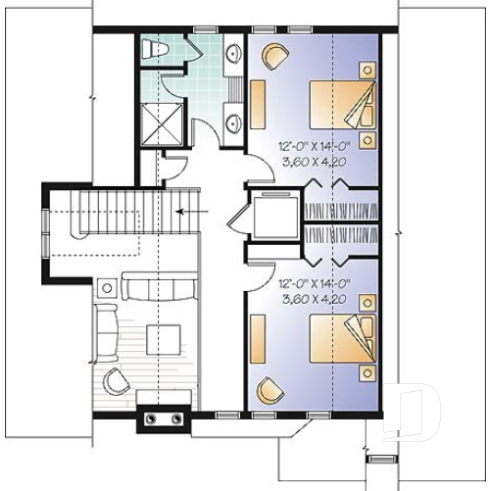 2nd level - Home Design Featuring an Elevator and Walkout Basement, Panoramic Views, a Double Garage, 3 to 4 Bedrooms. - Belmont