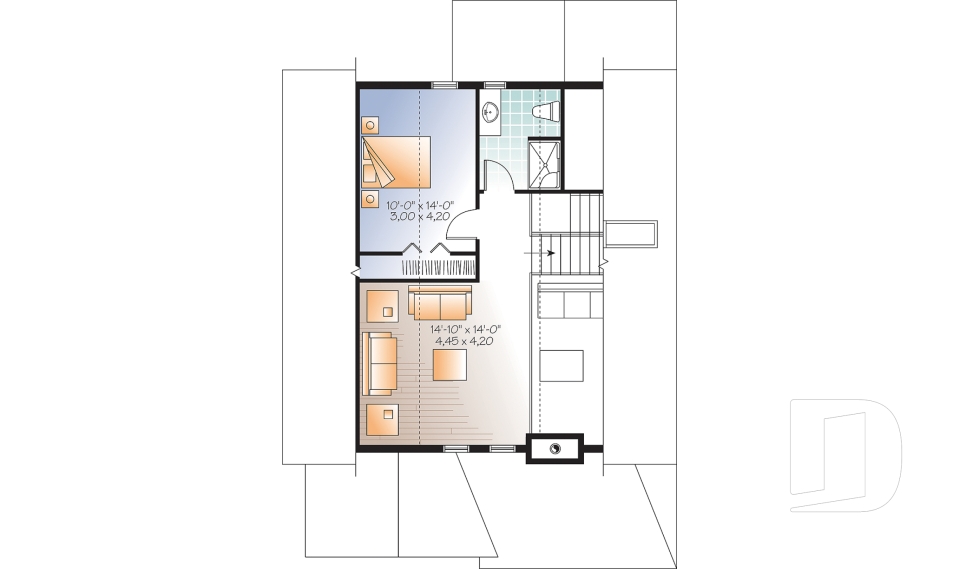 2nd level -  - The Fireside