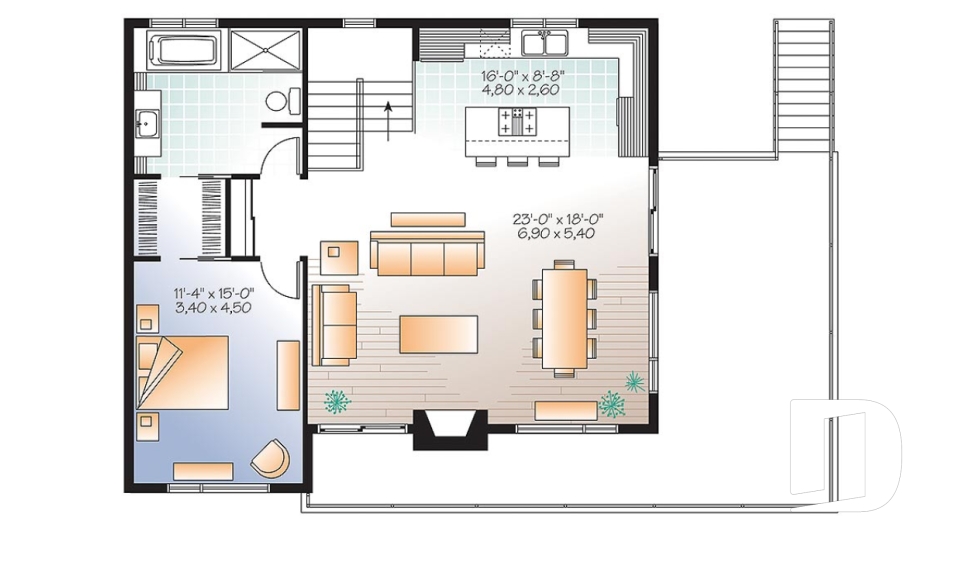 2nd level -  - Tremblant