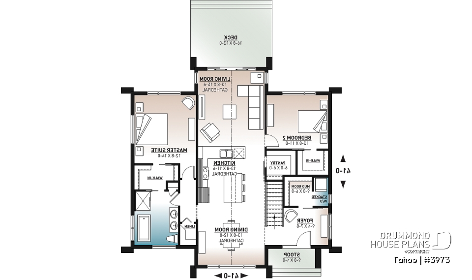 1st level - Scandinavian cottage with huge mud room, cathedral ceiling, 2 bedroom and amazing kitchen with view - Tahoe