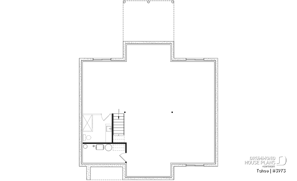 Unfinished basement - Scandinavian cottage with huge mud room, cathedral ceiling, 2 bedroom and amazing kitchen with view - Tahoe