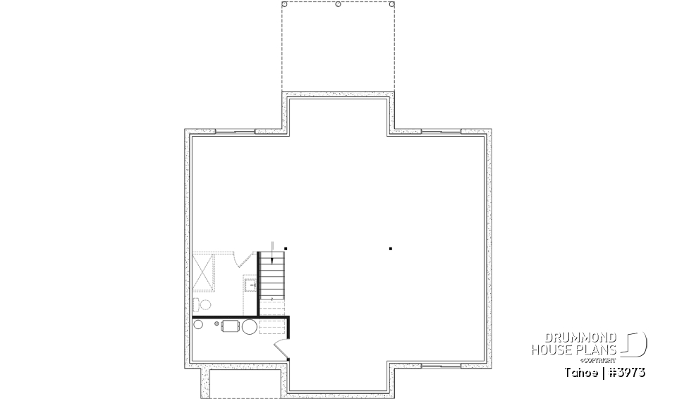 Unfinished basement - Scandinavian cottage with huge mud room, cathedral ceiling, 2 bedroom and amazing kitchen with view - Tahoe