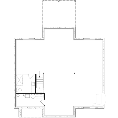 Unfinished basement - Scandinavian cottage with huge mud room, cathedral ceiling, 2 bedroom and amazing kitchen with view - Tahoe