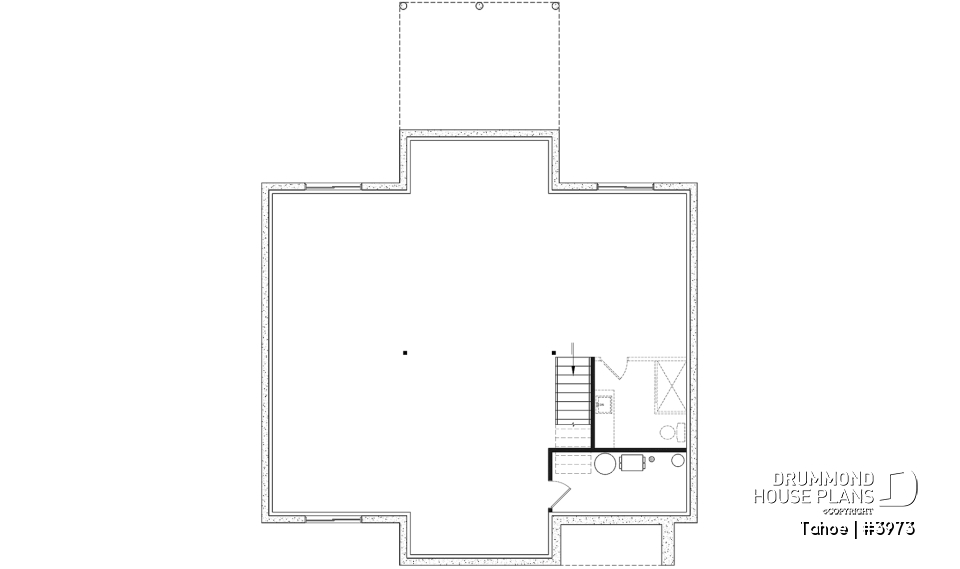 Unfinished basement - Scandinavian cottage with huge mud room, cathedral ceiling, 2 bedroom and amazing kitchen with view - Tahoe