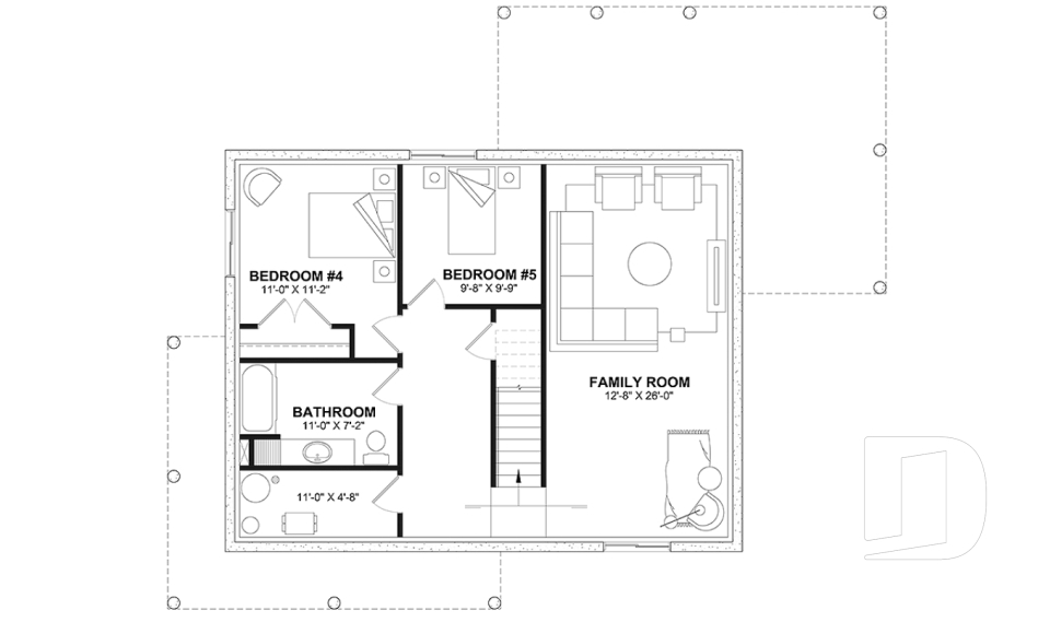 Finished basement (Optional $) -  - Beausejour 5