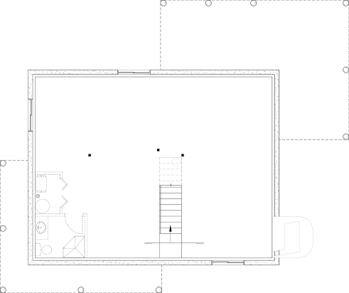 Unfinished basement - Farmhouse with up to 5 bedrooms, great covered rear deck, perfect family home plan, optional finished basement - Beausejour 5