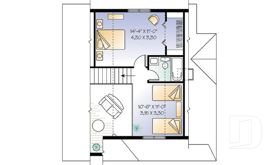 2nd level -  - Gaillon 1