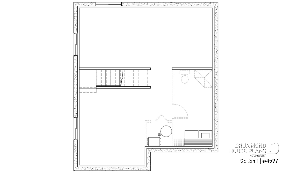 Basement - Charming Country Style home with 3 bedrooms and open floor plan layout - Gaillon 1