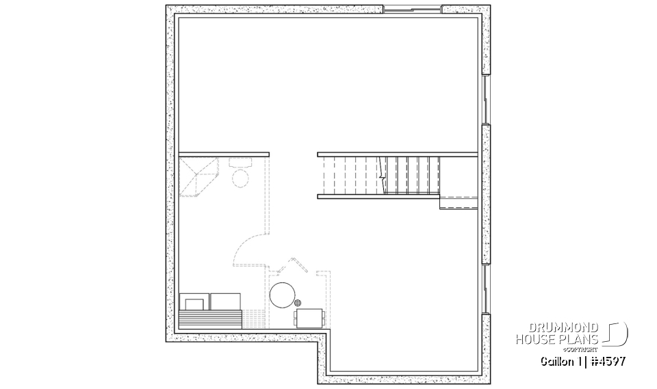 Basement - Charming Country Style home with 3 bedrooms and open floor plan layout - Gaillon 1