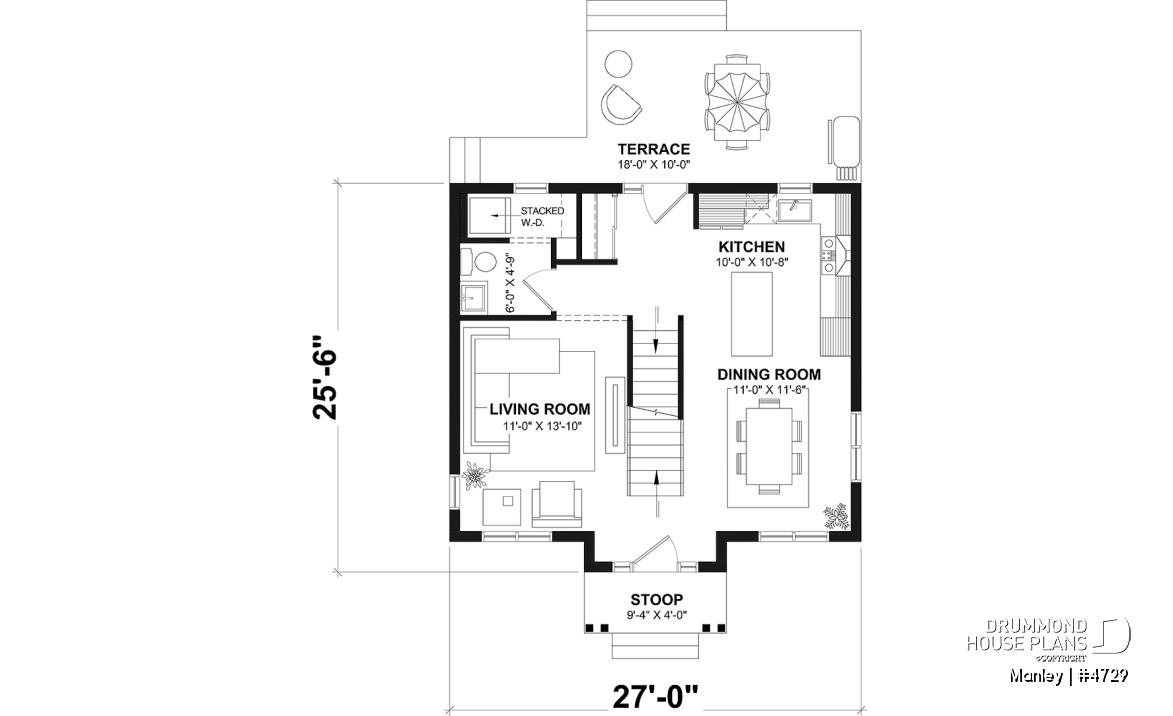 1st level - Two-story home offering 3 beds, a beautiful upstairs family bath and an unfinished basement ready to customize - Manley