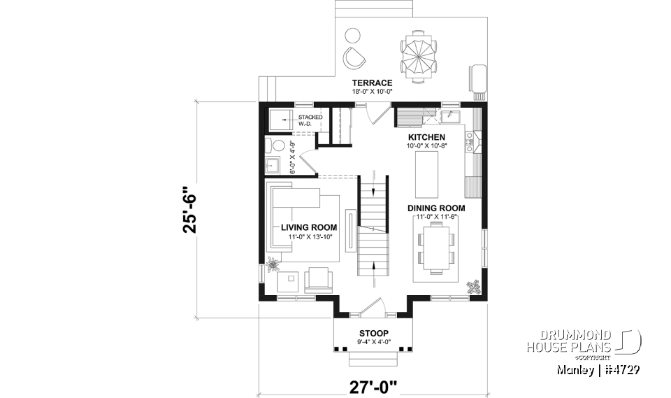 1st level - Two-story home offering 3 beds, a beautiful upstairs family bath and an unfinished basement ready to customize - Manley