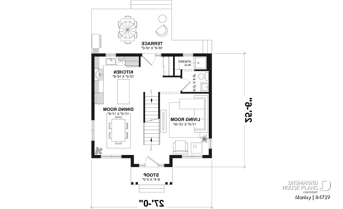 1st level - Two-story home offering 3 beds, a beautiful upstairs family bath and an unfinished basement ready to customize - Manley