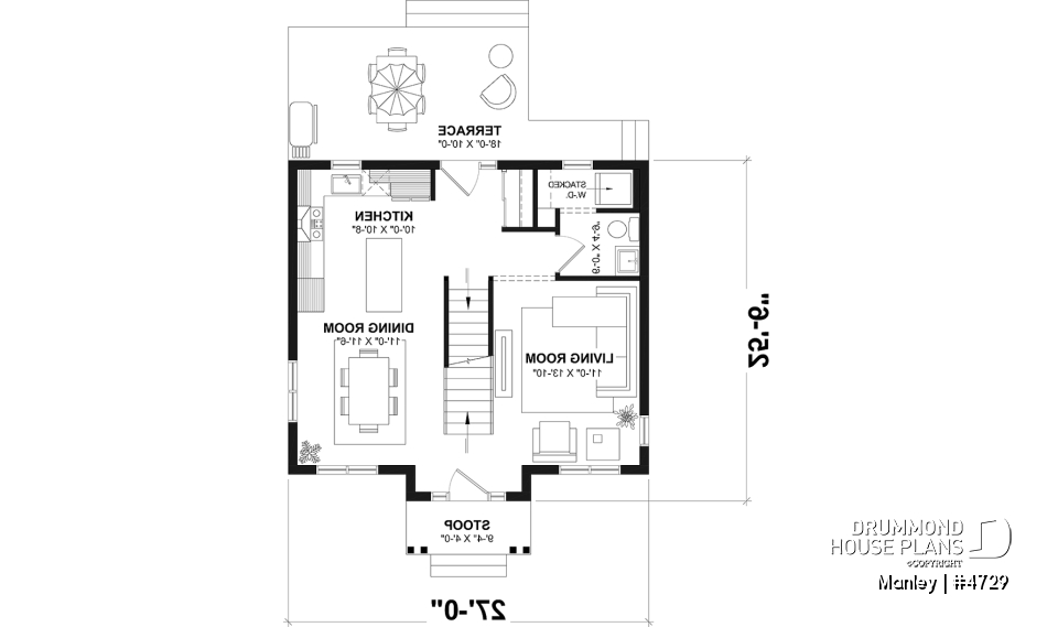 1st level - Two-story home offering 3 beds, a beautiful upstairs family bath and an unfinished basement ready to customize - Manley
